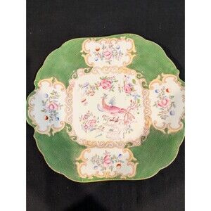 Minton Cockatrice Green Small Pitcher – Vintage English Bone China Rare Retired